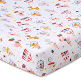 Circus Life- Fitted Changing Pad Sheet in Organic Cotton