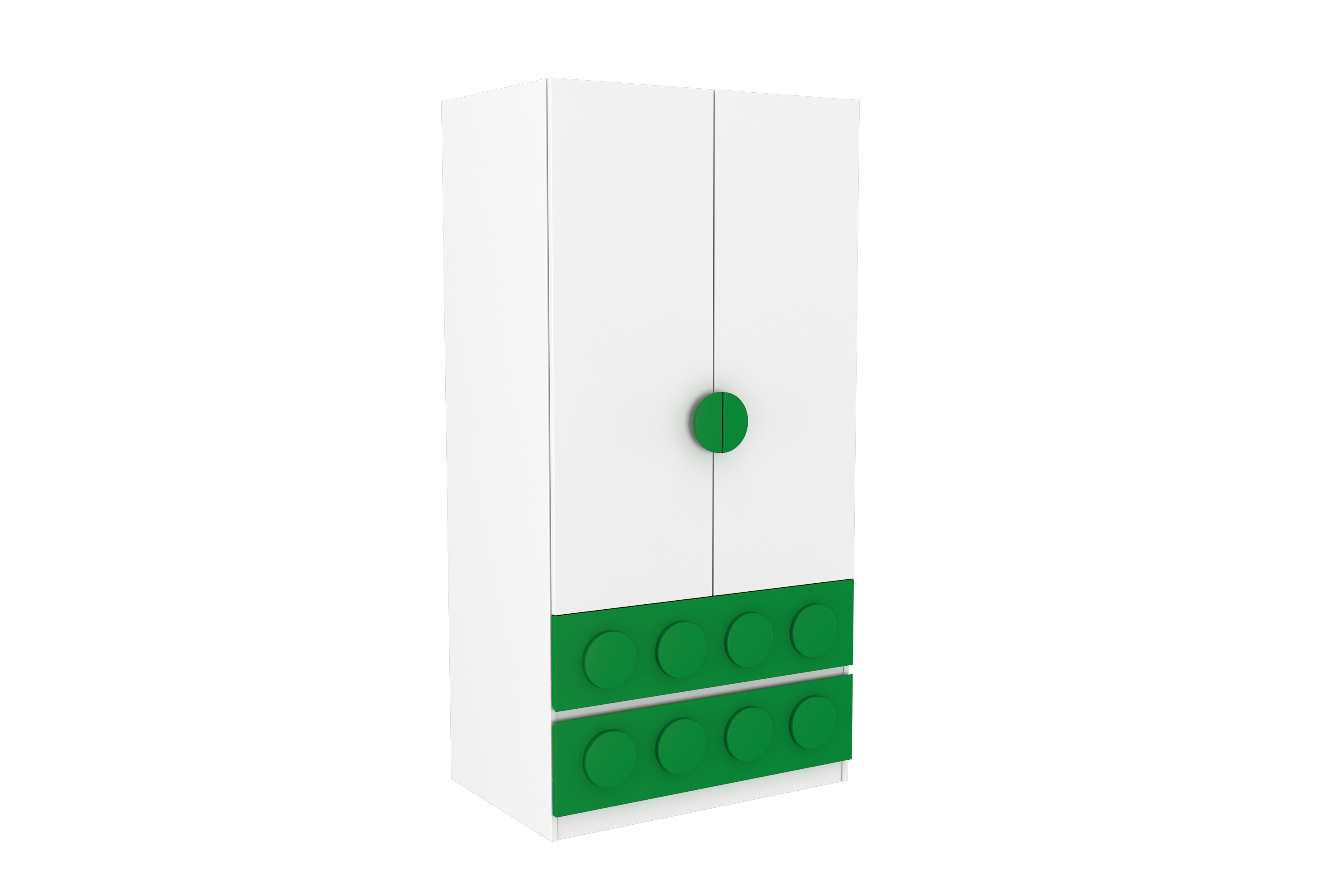 Lego Inspired Two Door Wardrobe
