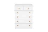 LittleBird Chest of Drawer S4 in White