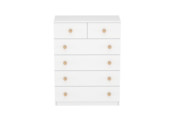 LittleBird Chest of Drawer S4 in White