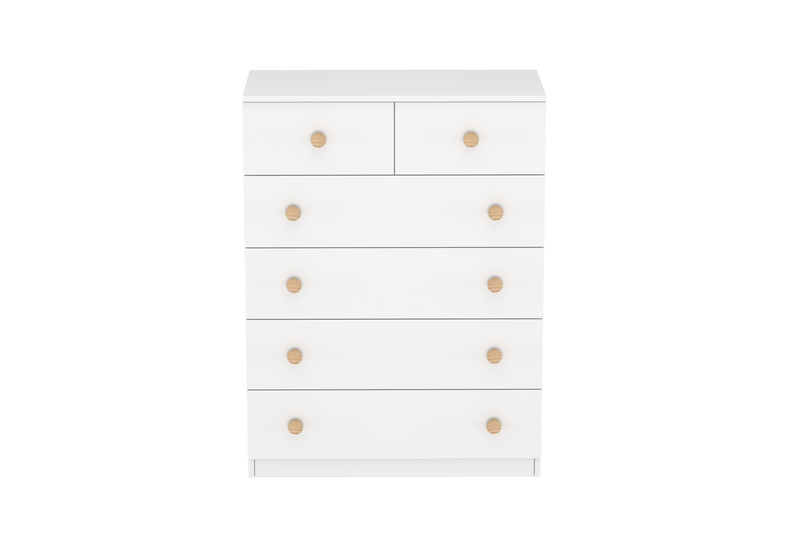 LittleBird Chest of Drawer S4 in White