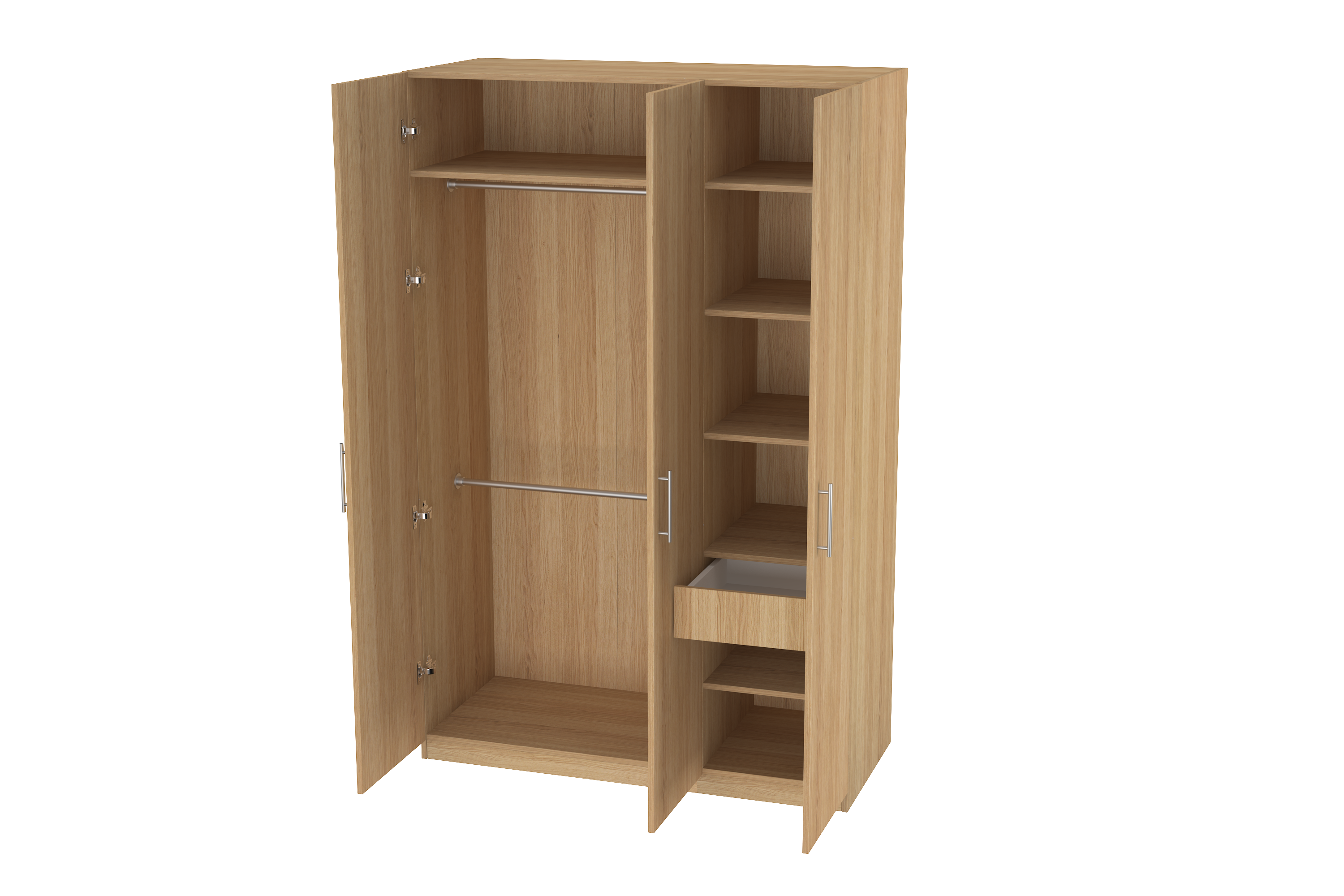 Elegant Three Door Wardrobe D3