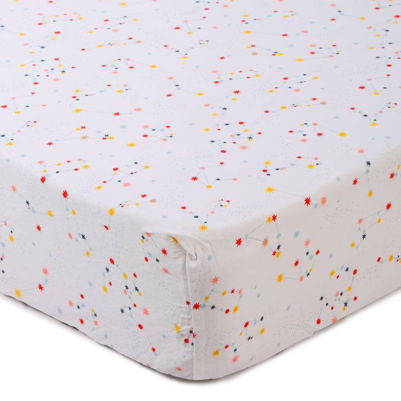 Star Life- Fitted Cot Sheets in Organic Cotton