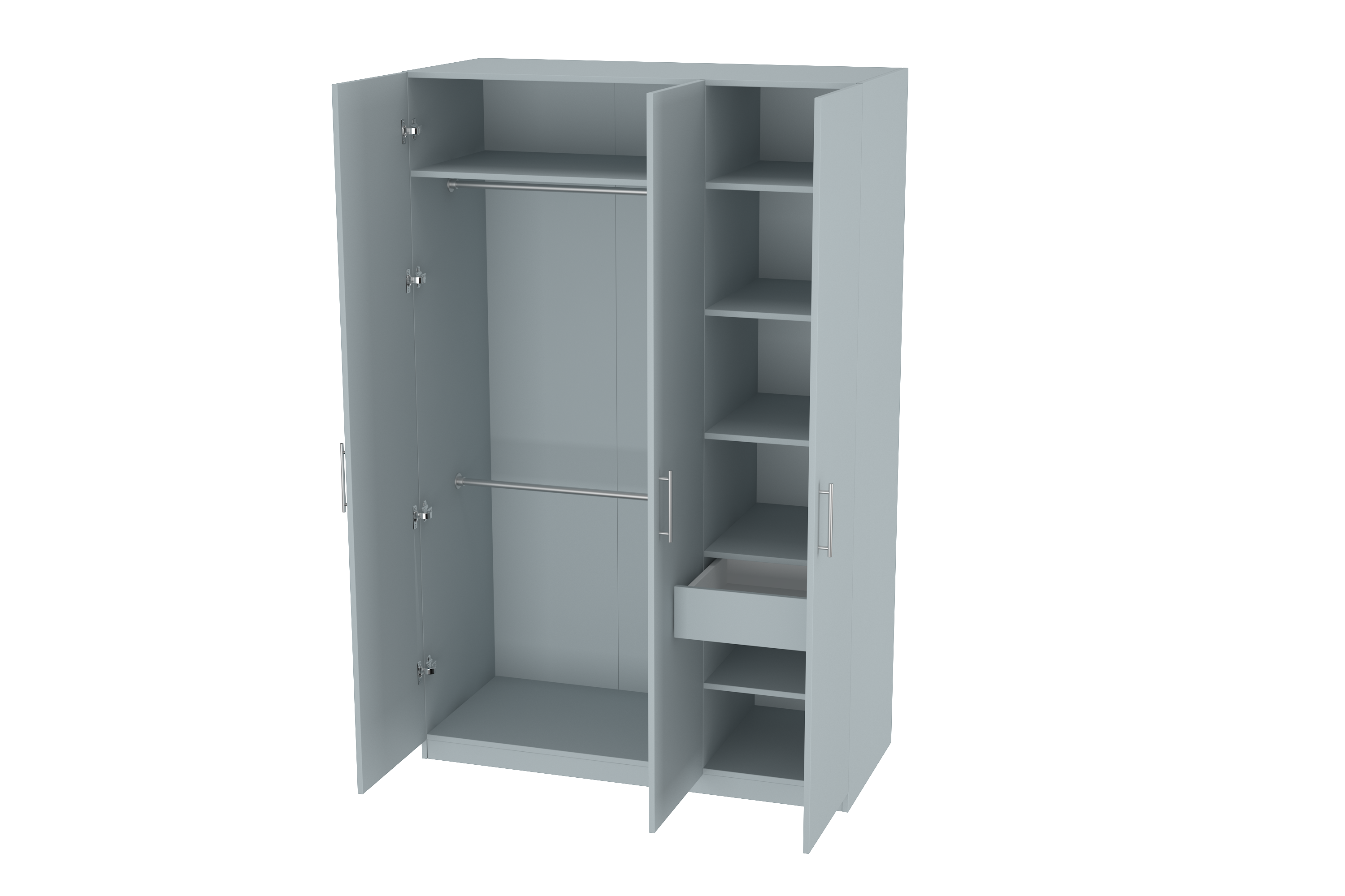 Elegant Three Door Wardrobe D3