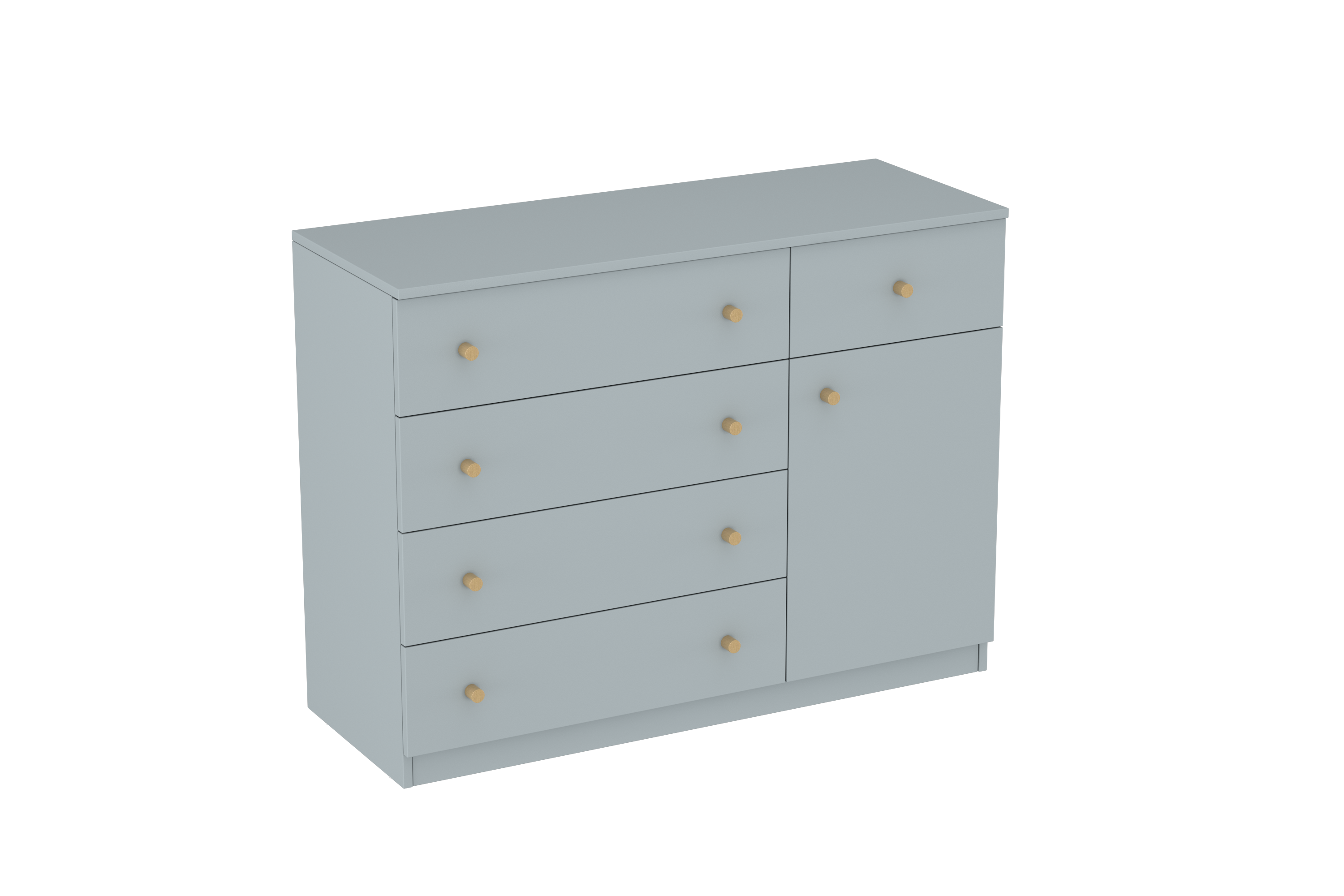 LittleBird Chest of Drawer S5 in Grey