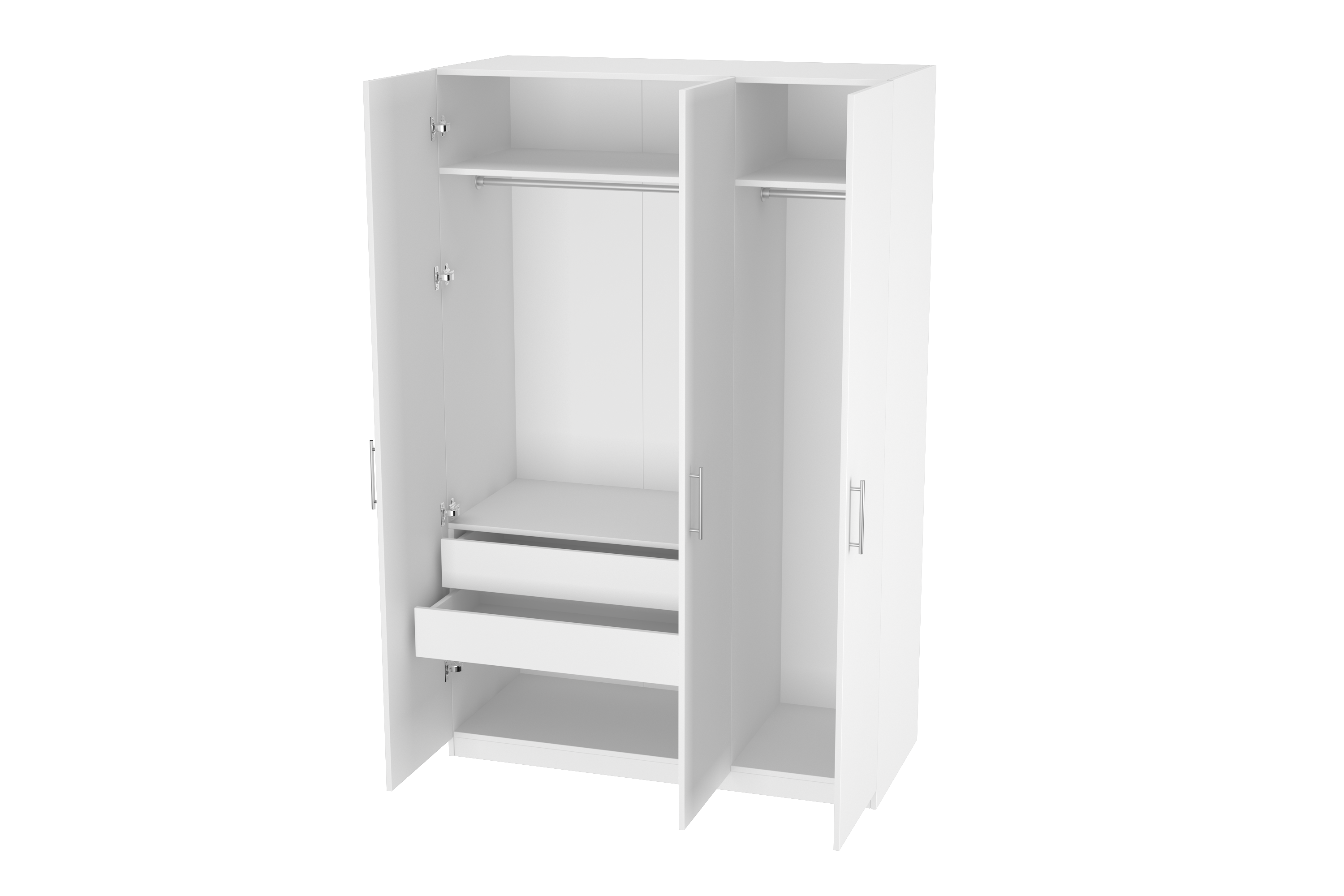 Elegant Three Door Wardrobe D4