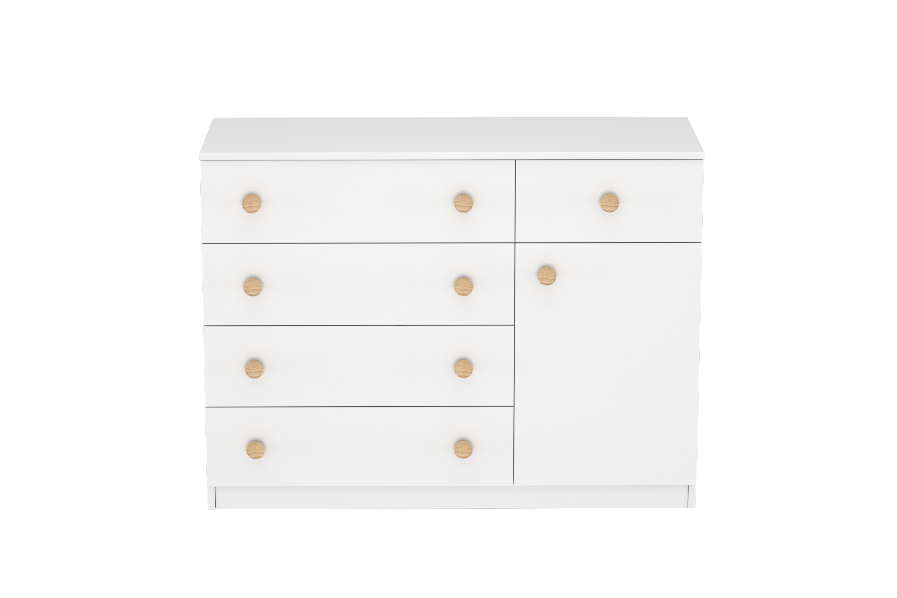 LittleBird Chest of Drawer S5 in White