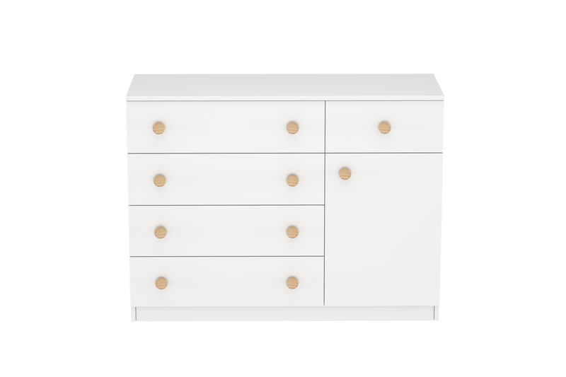 LittleBird Chest of Drawer S5 in White