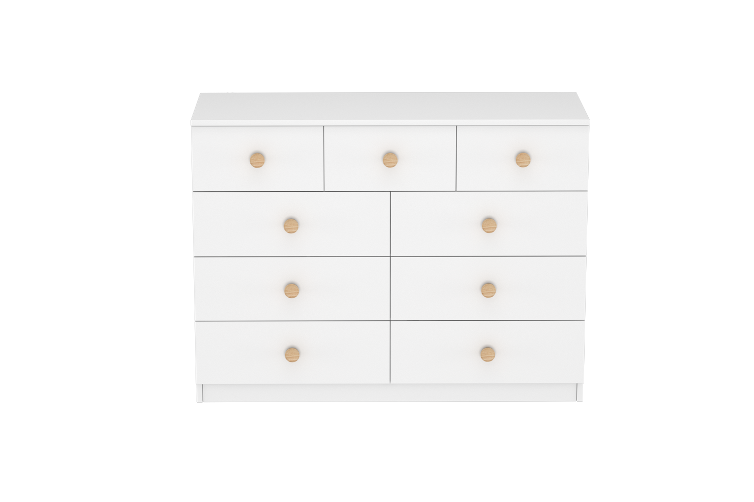 LittleBird Chest of Drawer S3 in White