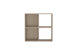 Montessori 2x2 Shelves In Oak & acacia laminate