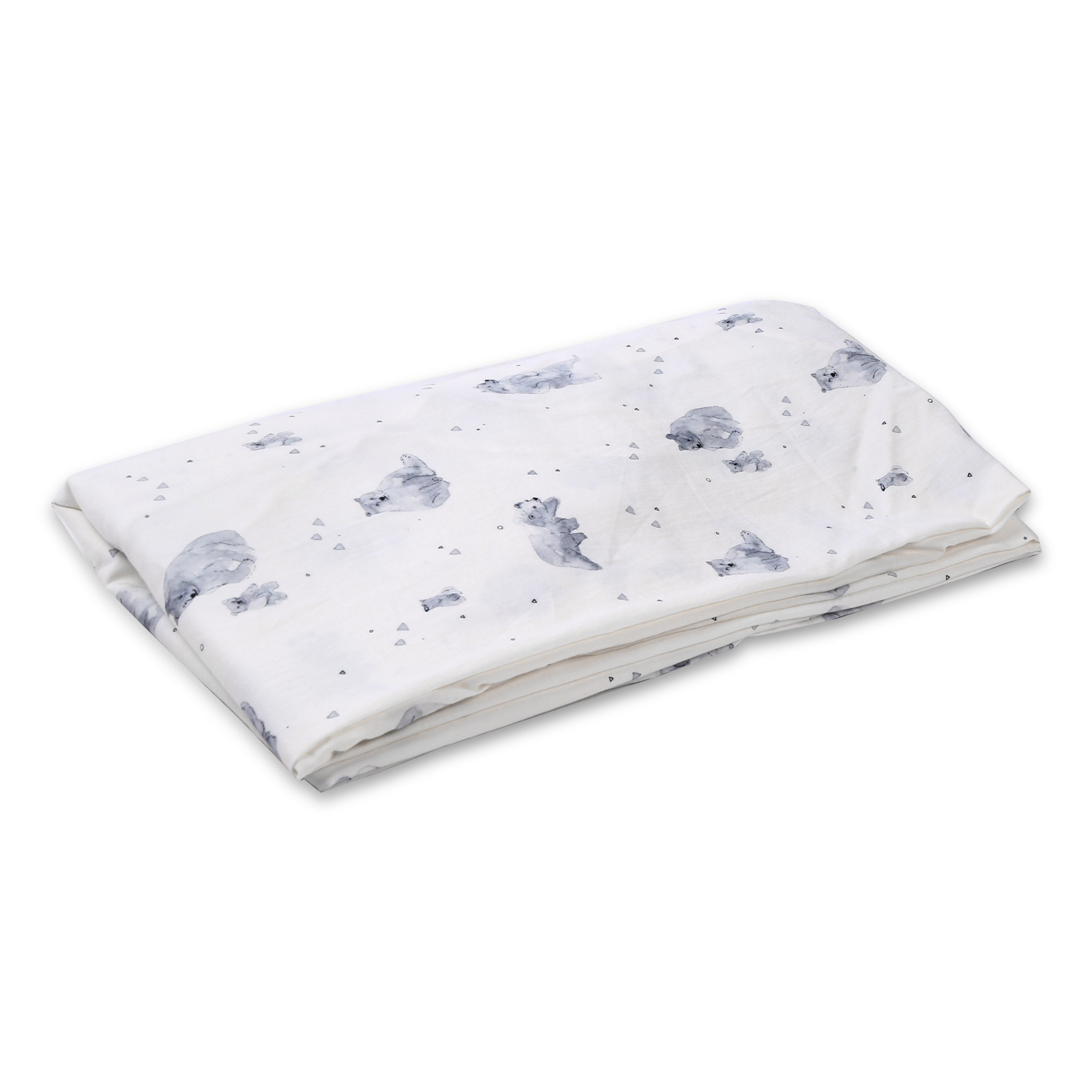 Bear Life- Fitted Cot Sheets in Organic Cotton