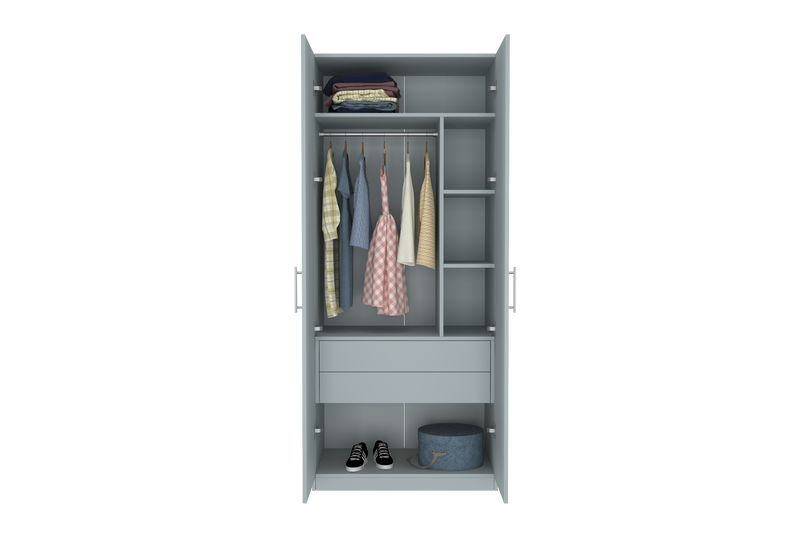 Elegant Two Door Wardrobe D4