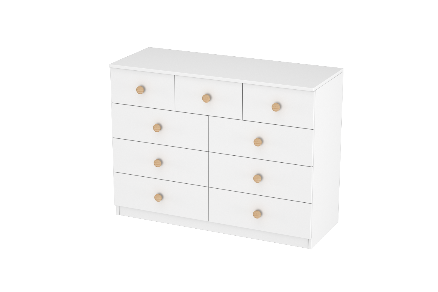 LittleBird Chest of Drawer S3 in White