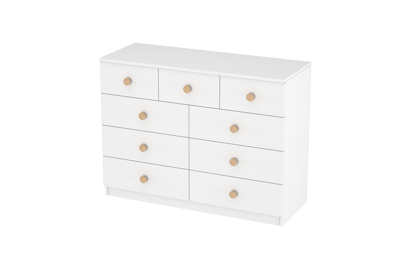 LittleBird Chest of Drawer S3 in White