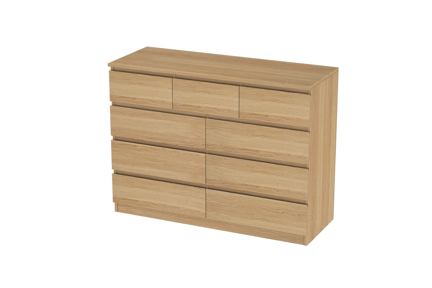 LittleBird Chest of Drawer S3 in Oak