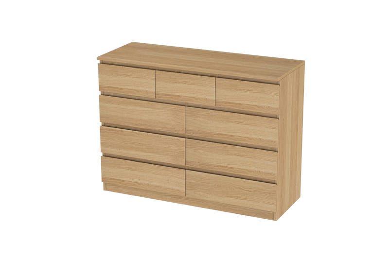 LittleBird Chest of Drawer S3 in Oak