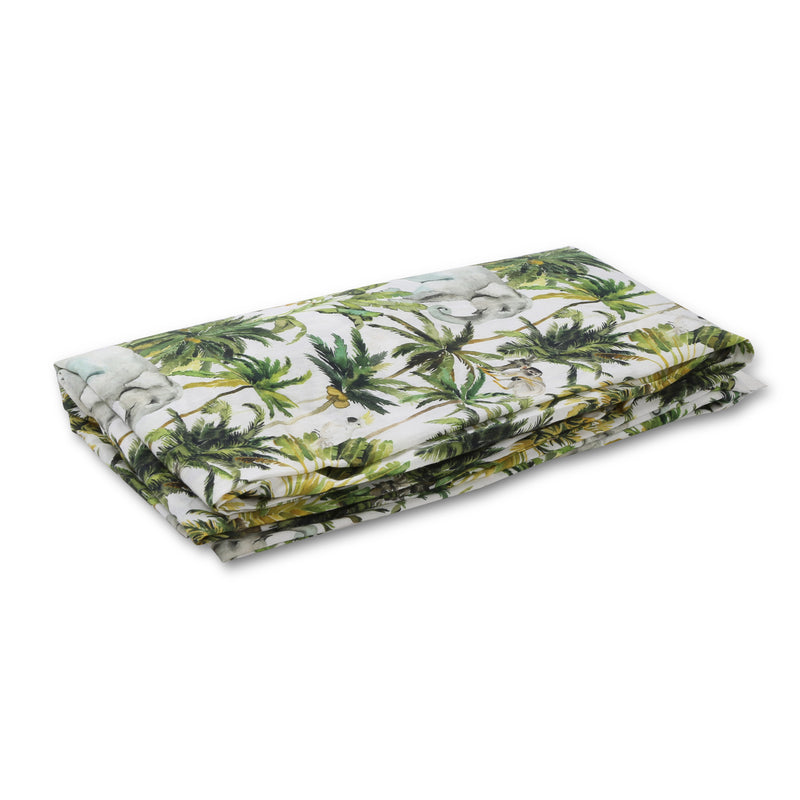 Jungle Life- Fitted Cot Sheets in Organic Cotton