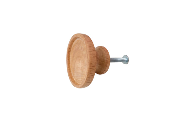 NATURAL FINISH WOODEN KNOB