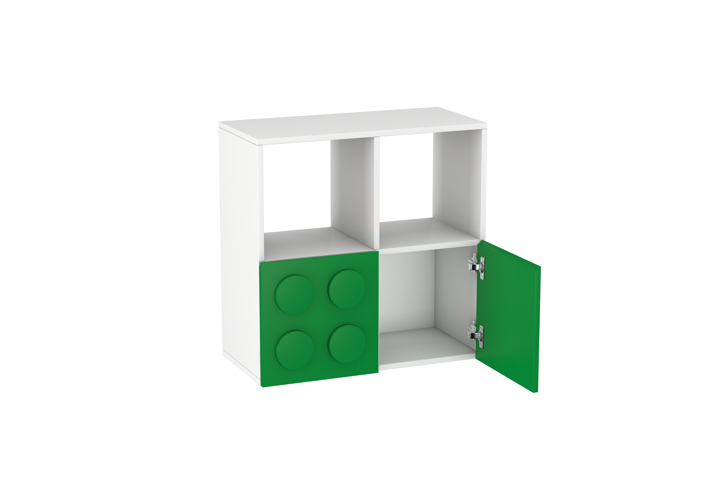 Lego Inspired Montessori Shelves 2x2