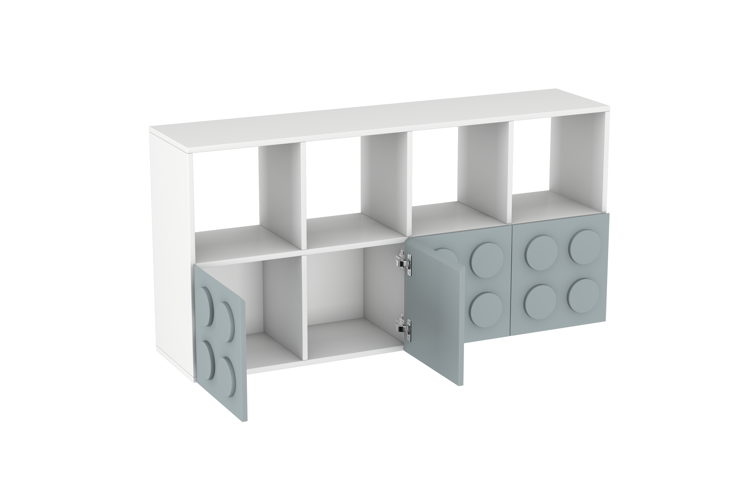 Lego Inspired Montessori Shelves 4x2