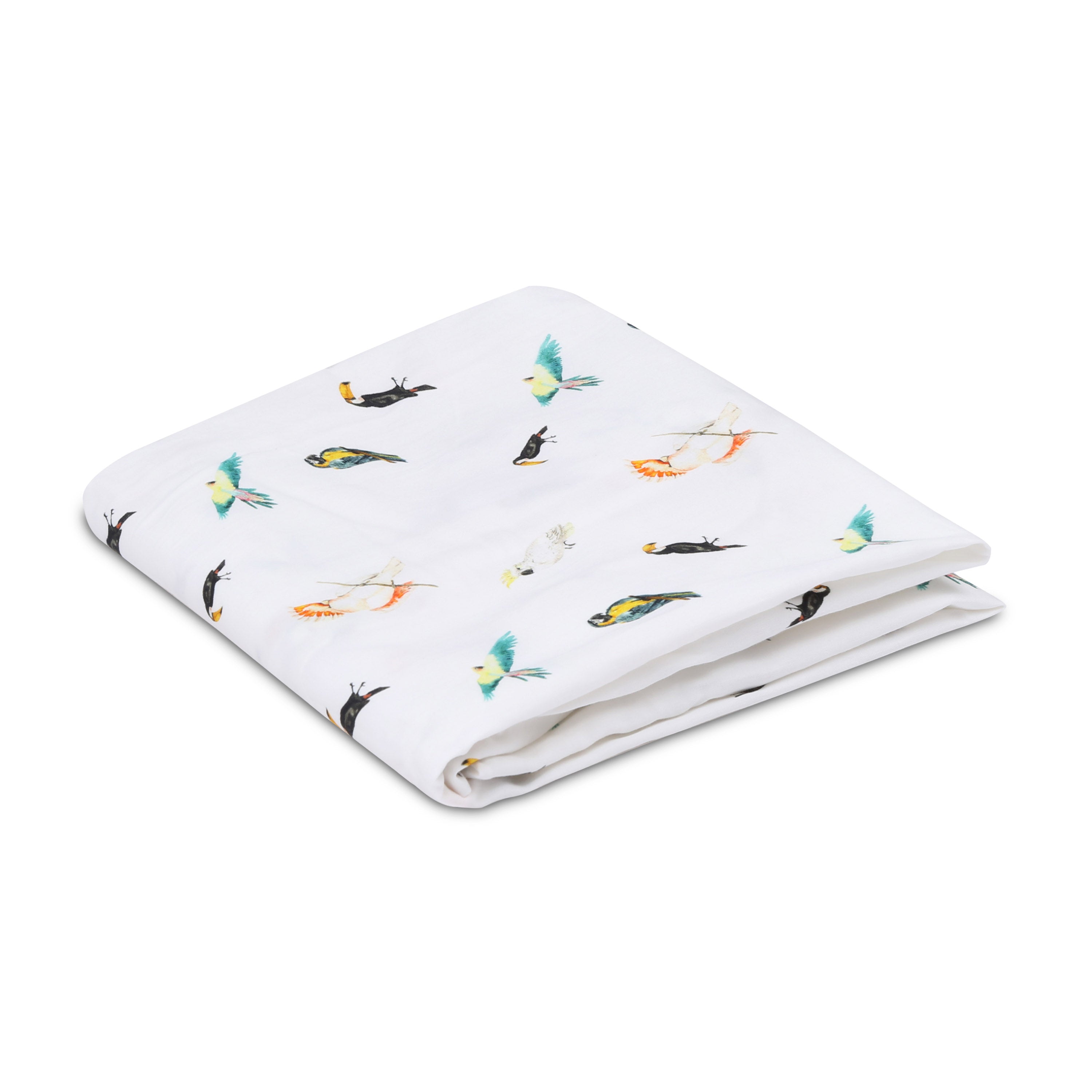 Bird Life- Fitted Changing Pad Sheets in Organic Cotton