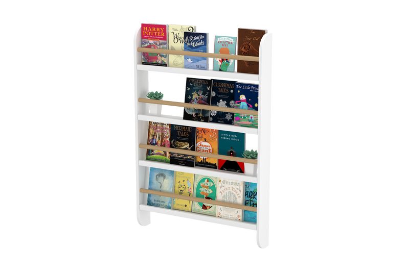 Ledge Bookshelf in White