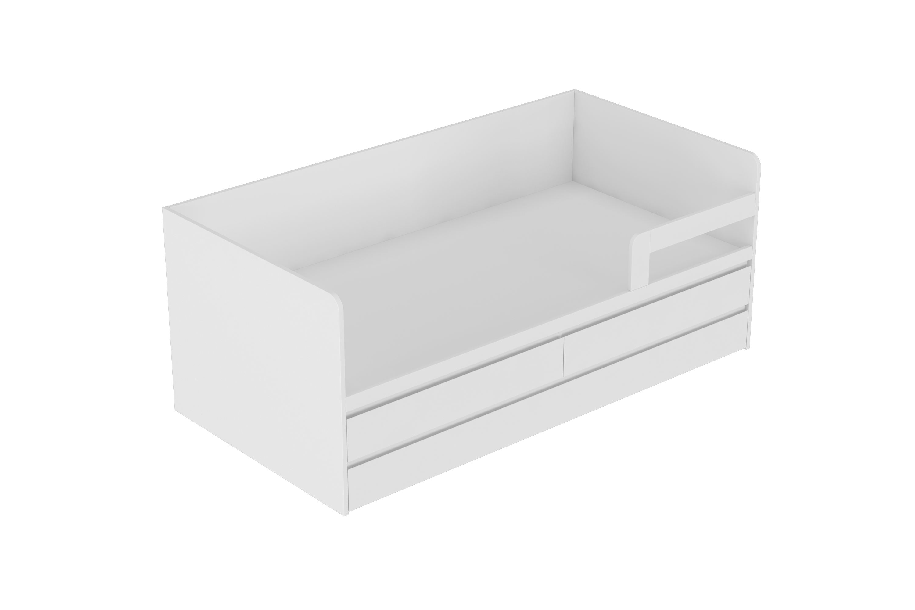 Vanilla Toddler Bed Option-2