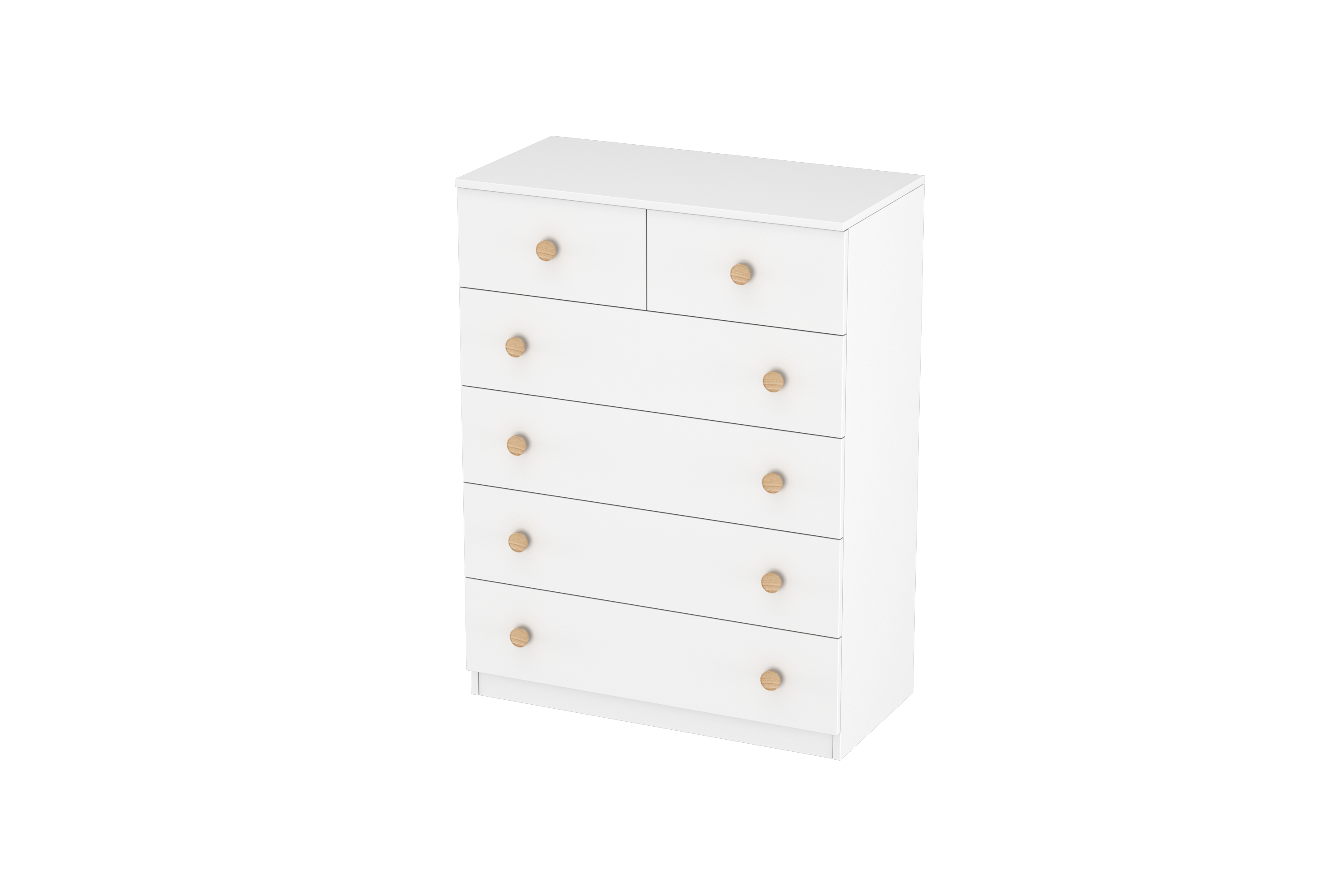 LittleBird Chest of Drawer S4 in White