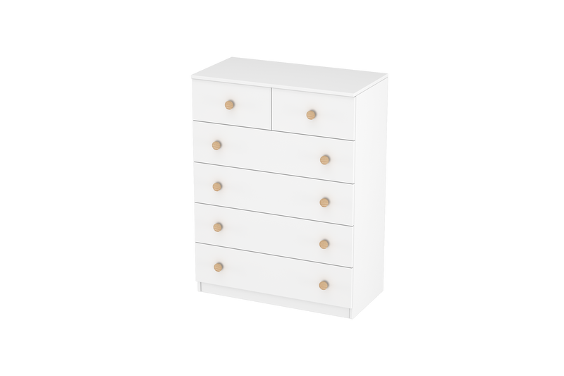 LittleBird Chest of Drawer S4 in White