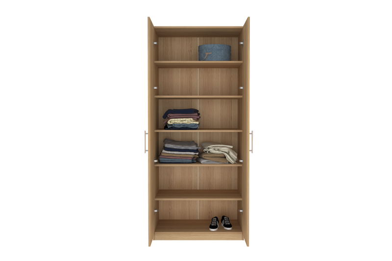 Elegant Two Door Wardrobe D6