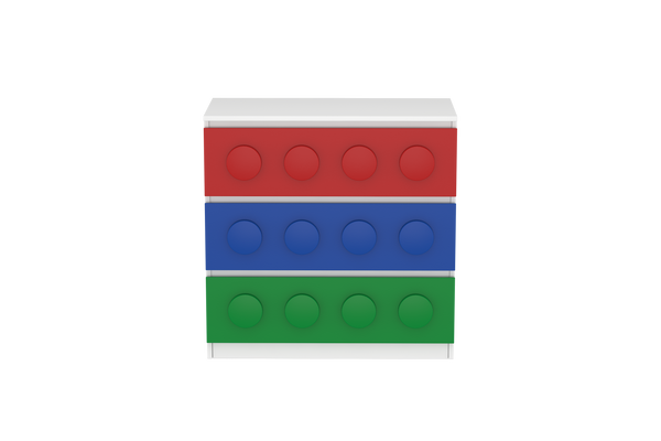 Lego Inspired Chest of Drawers D5