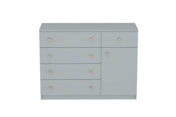 LittleBird Chest of Drawer S5 in Grey