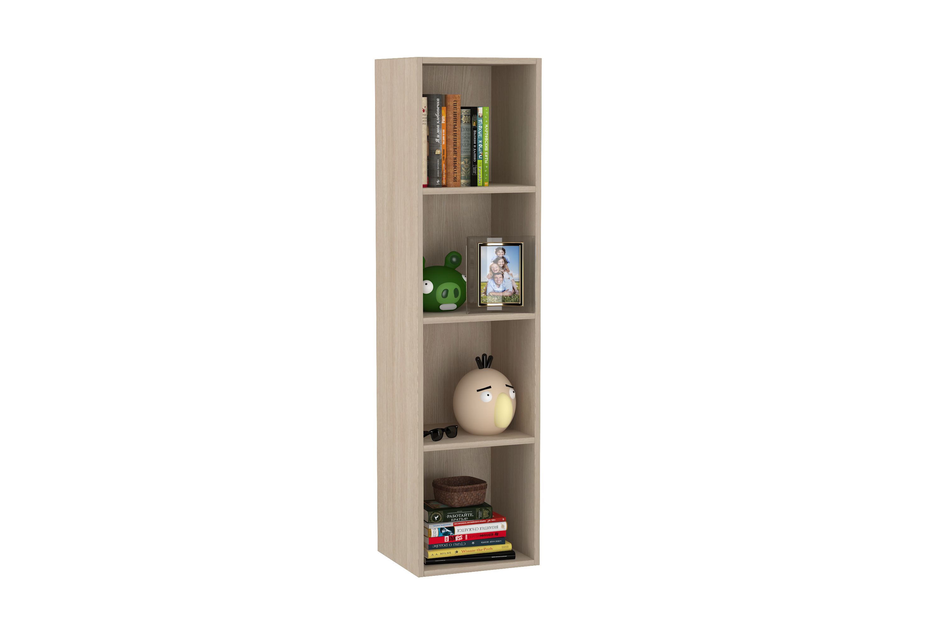 Montessori 4x1 Shelves In oak & Acacia Laminate