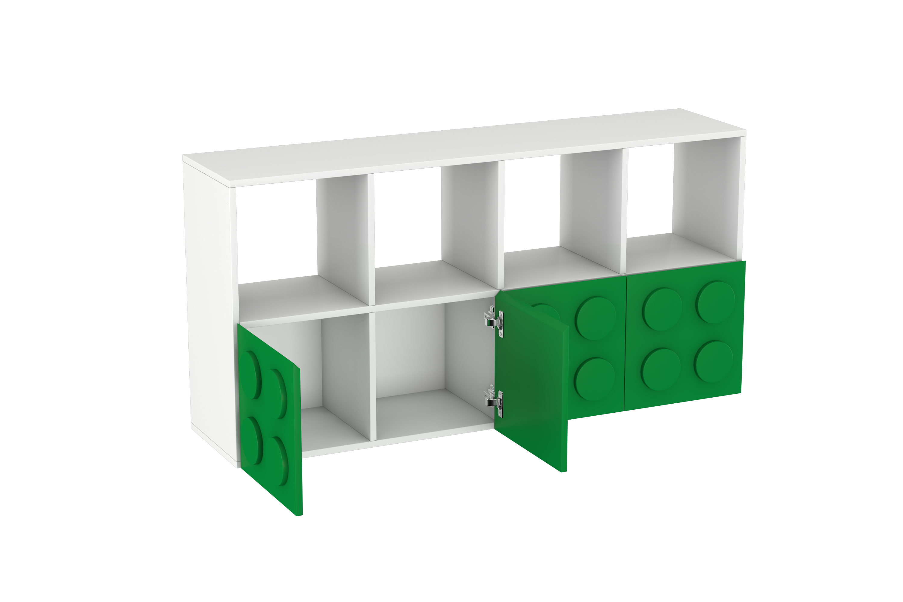 Lego Inspired Montessori Shelves 4x2