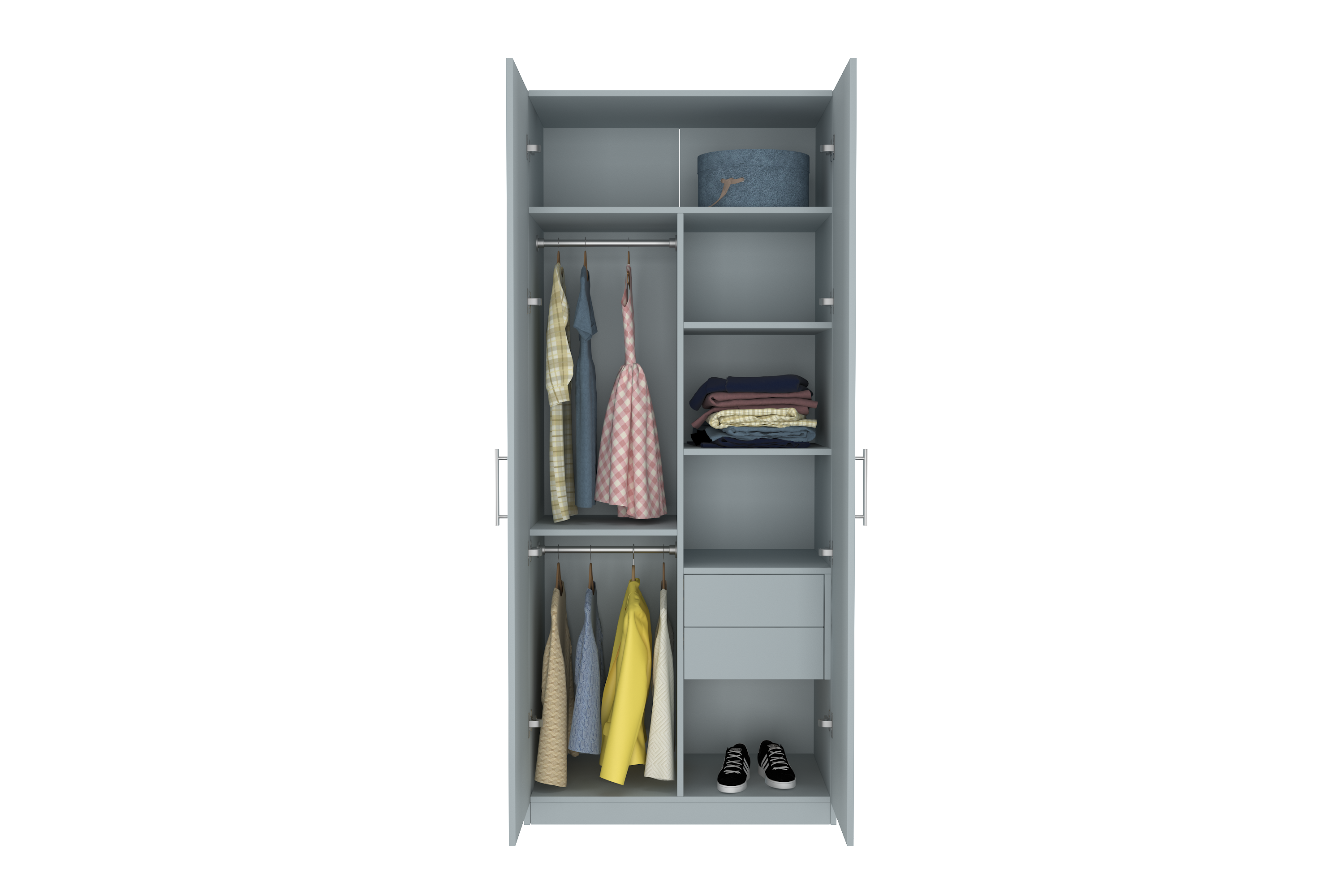 Elegant Two Door Wardrobe D5
