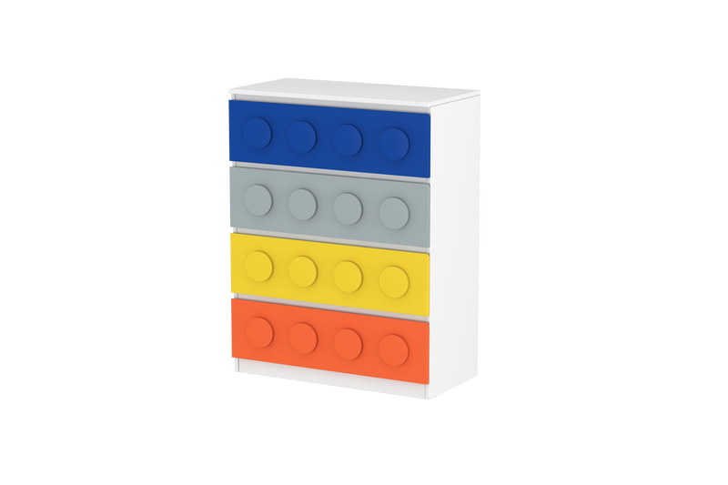 Lego Inspired Chest of Drawers D1