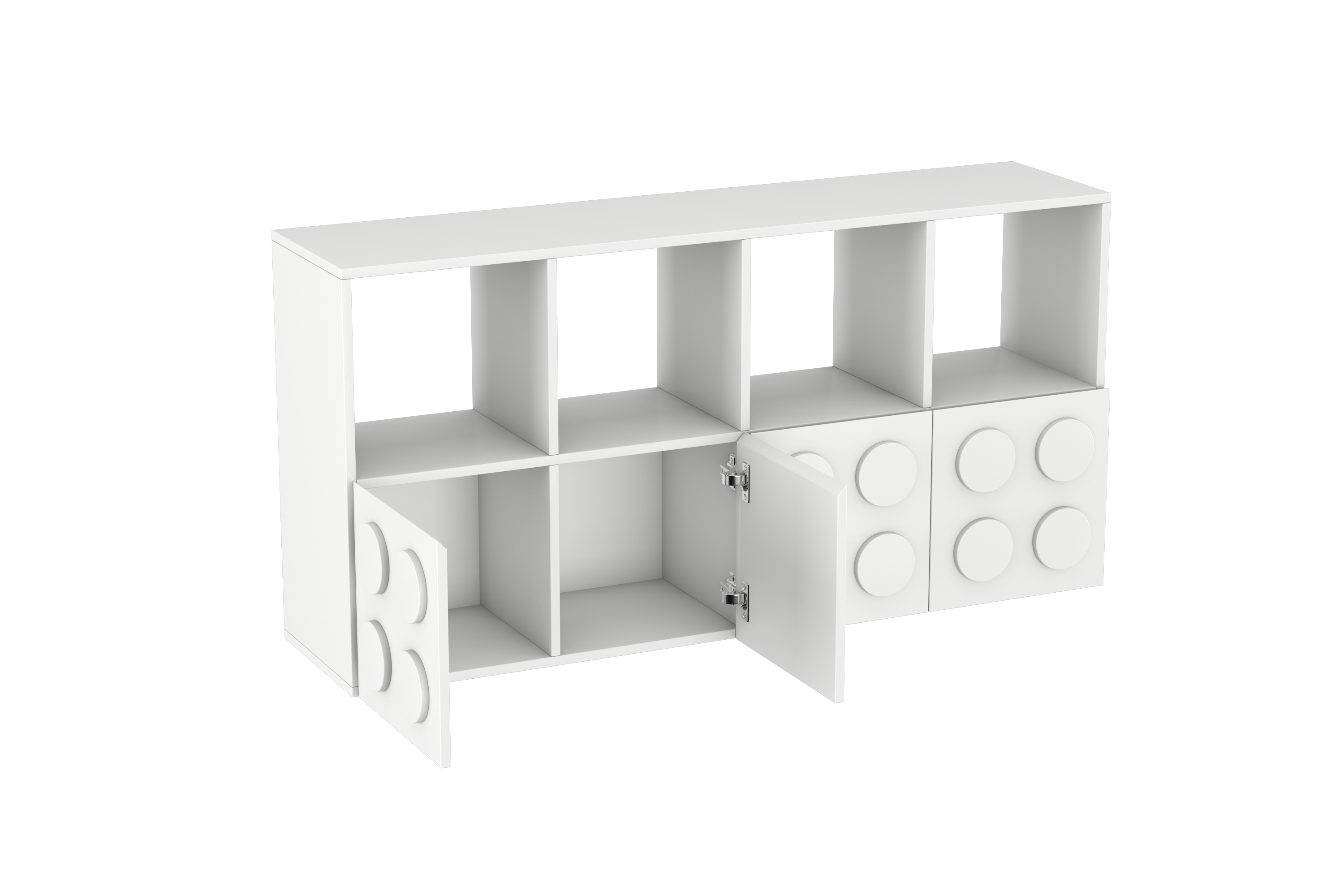 Lego Inspired Montessori Shelves 4x2