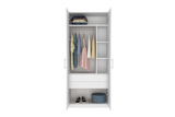 Elegant Two Door Wardrobe D4
