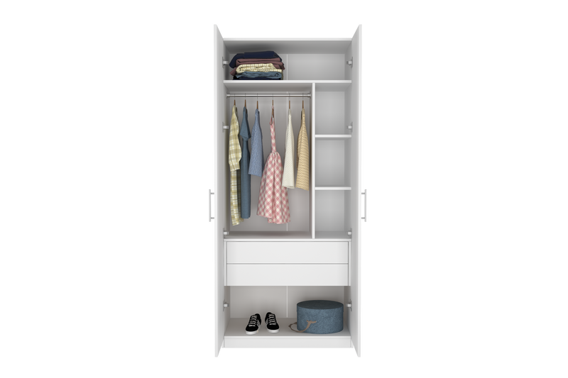 Elegant Two Door Wardrobe D4