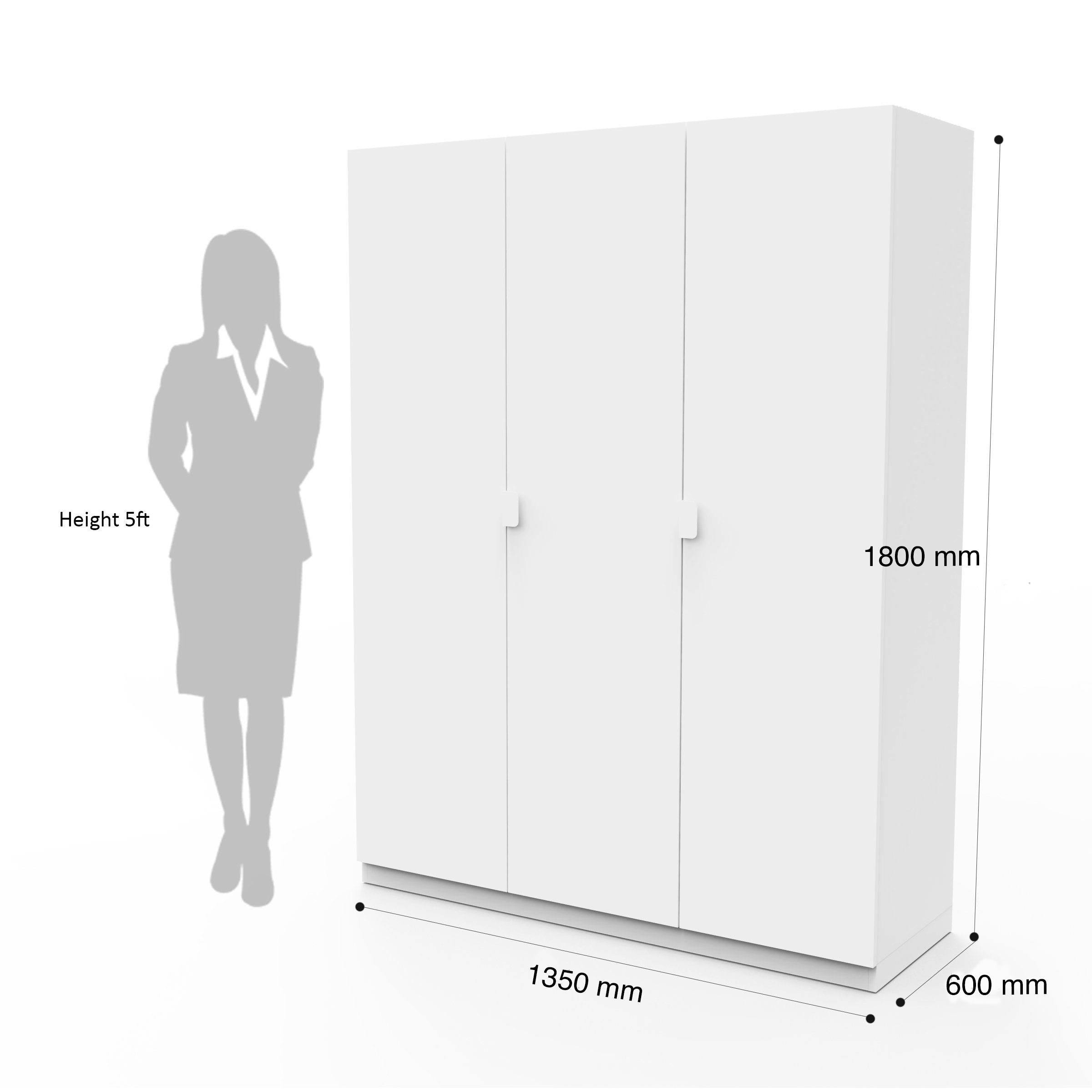 LittleBird POP! Three Door Wardrobes