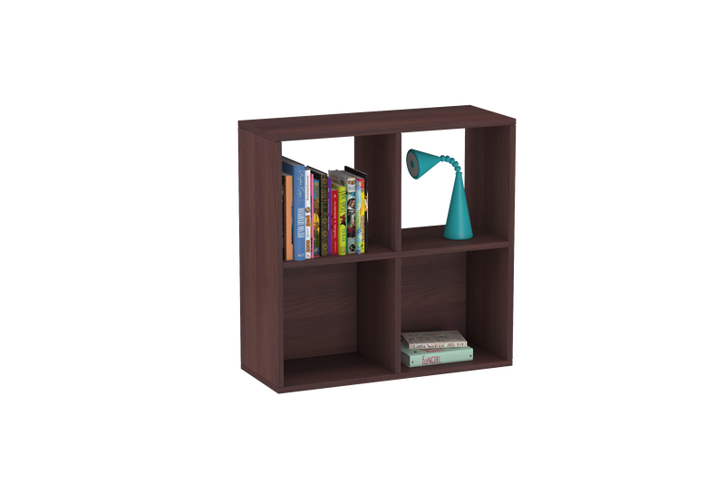 Montessori 2x2 Shelves In Oak & acacia laminate