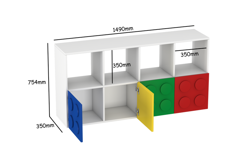 LEGO MONTESSORI SHELF IN MULTICOLOUR