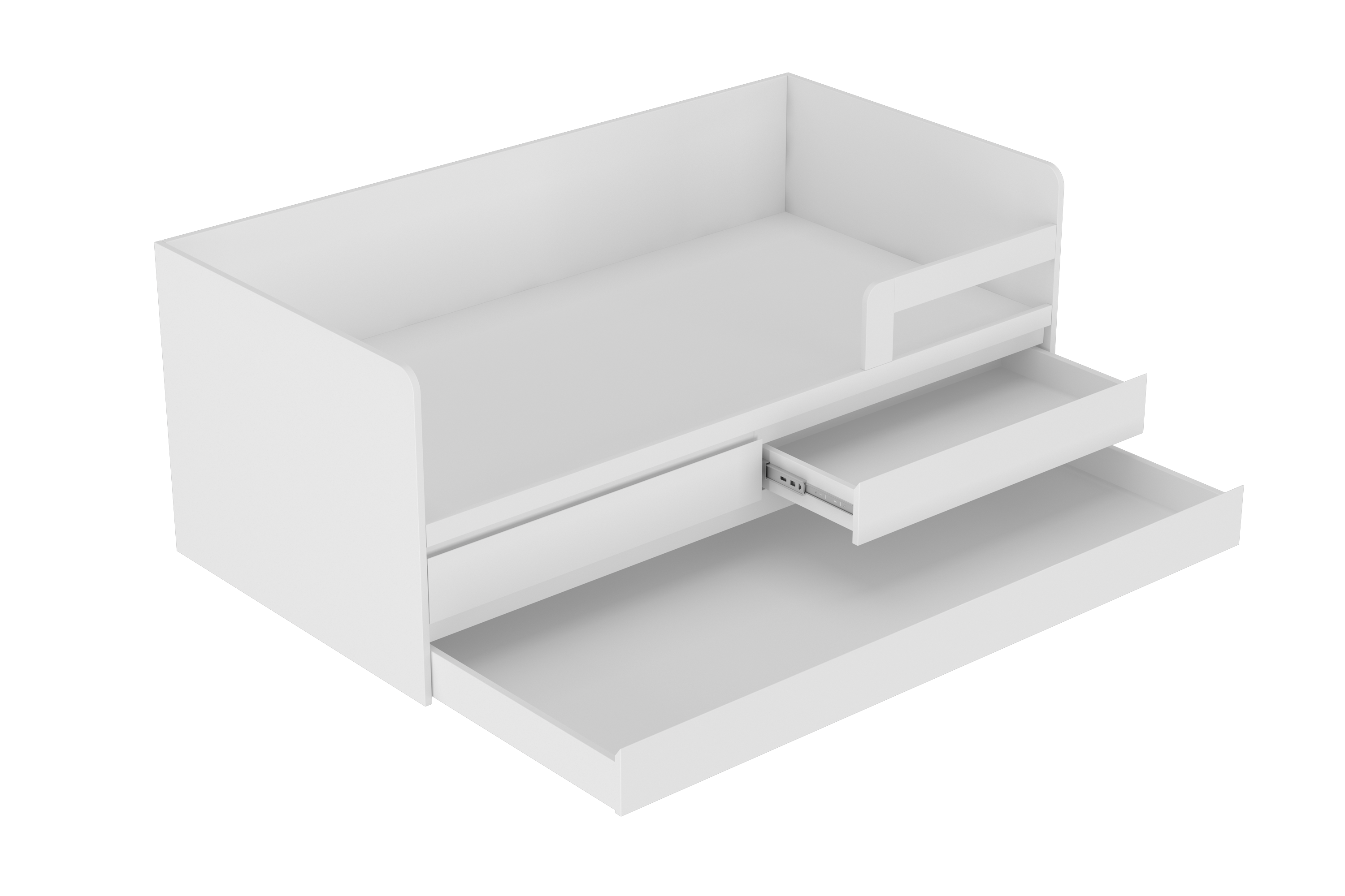 Vanilla Toddler Bed Option-2