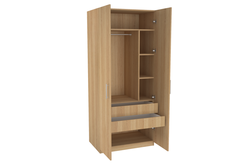 Elegant Two Door Wardrobe D4