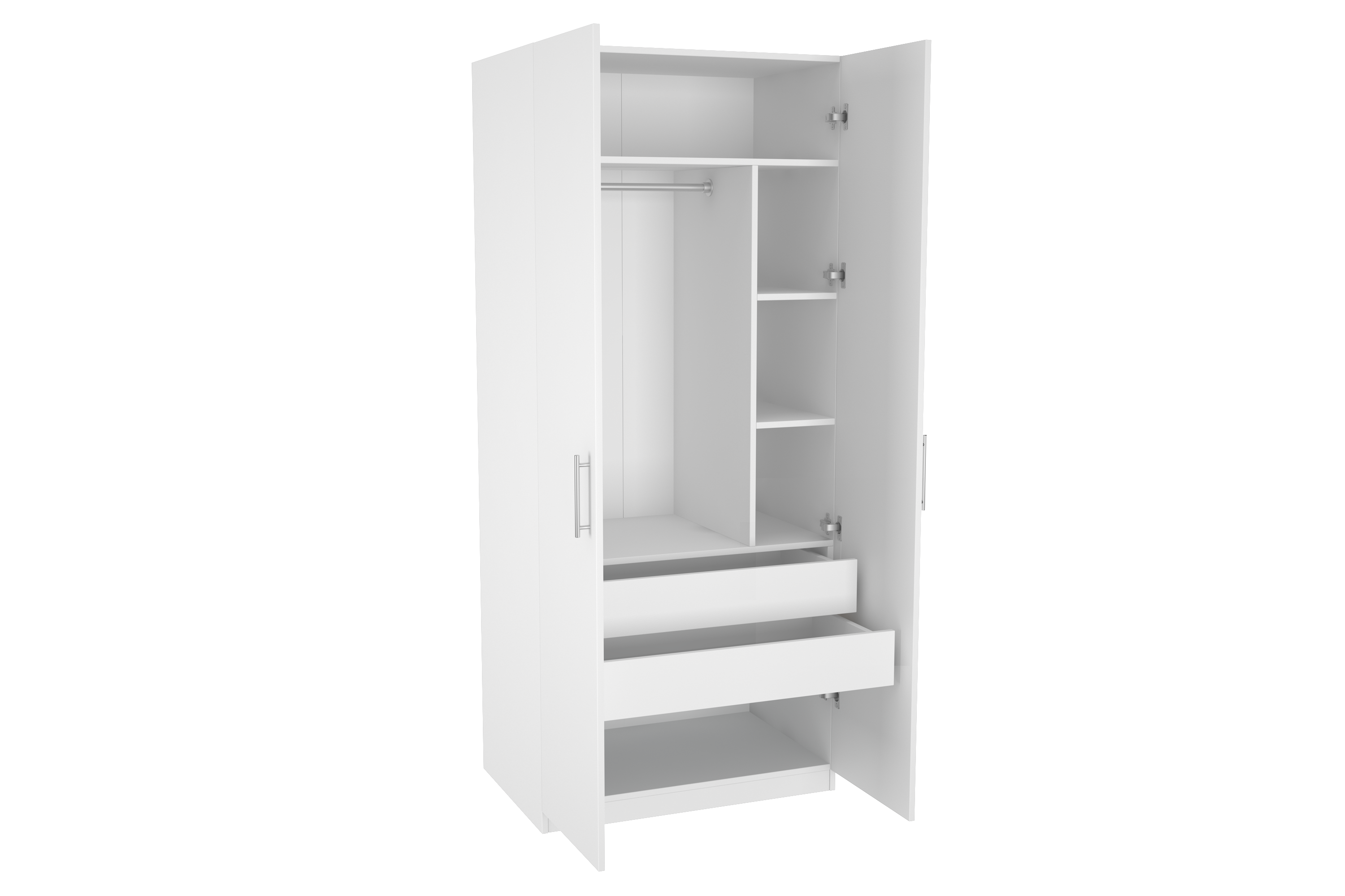 Elegant Two Door Wardrobe D4