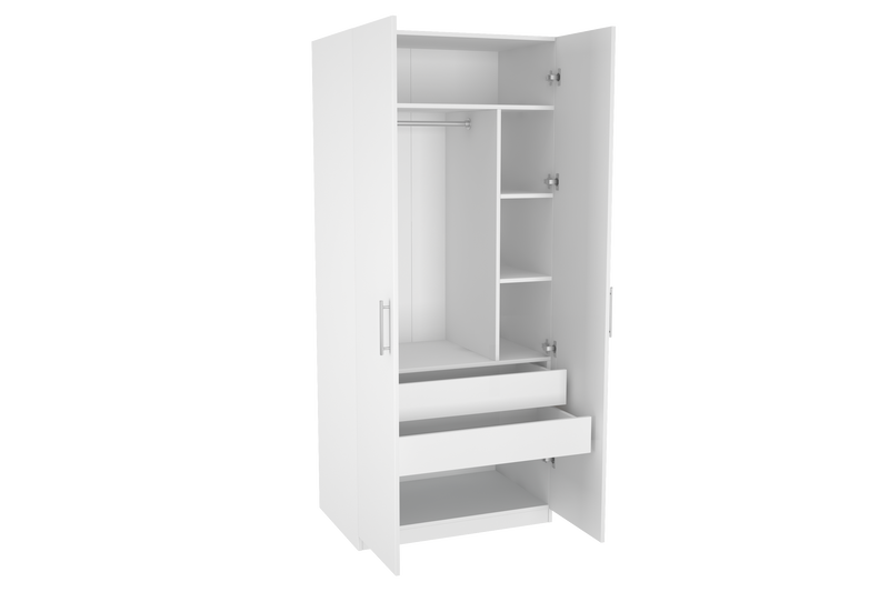 Elegant Two Door Wardrobe D4