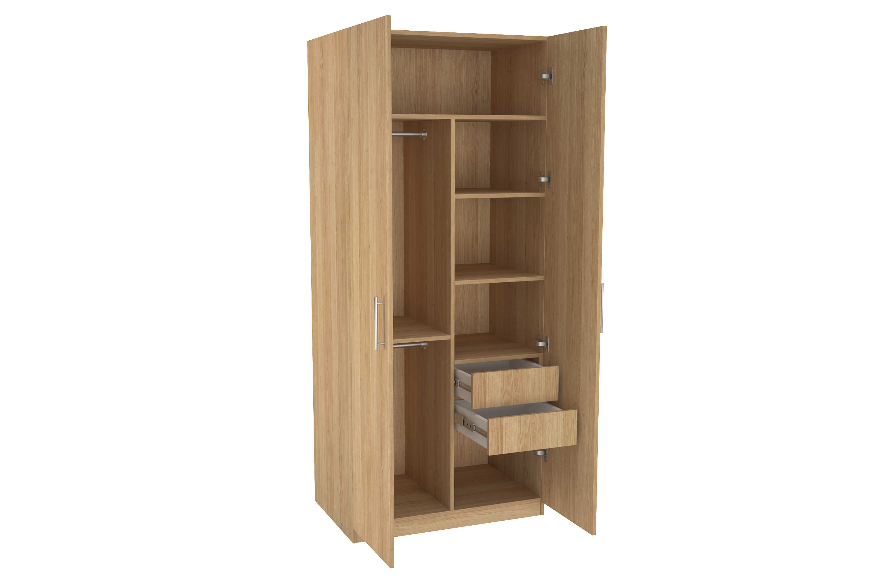 Elegant Two Door Wardrobe D5
