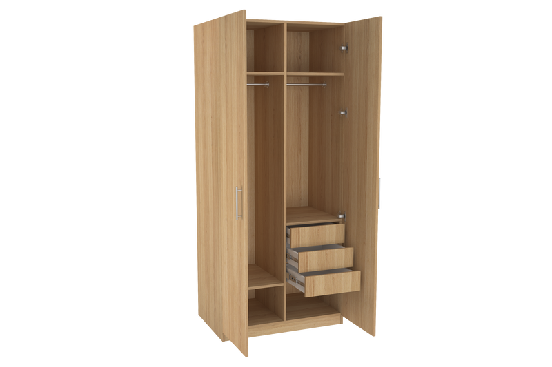 Elegant Two Door Wardrobe D3