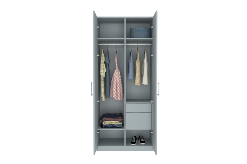 Elegant Two Door Wardrobe D3