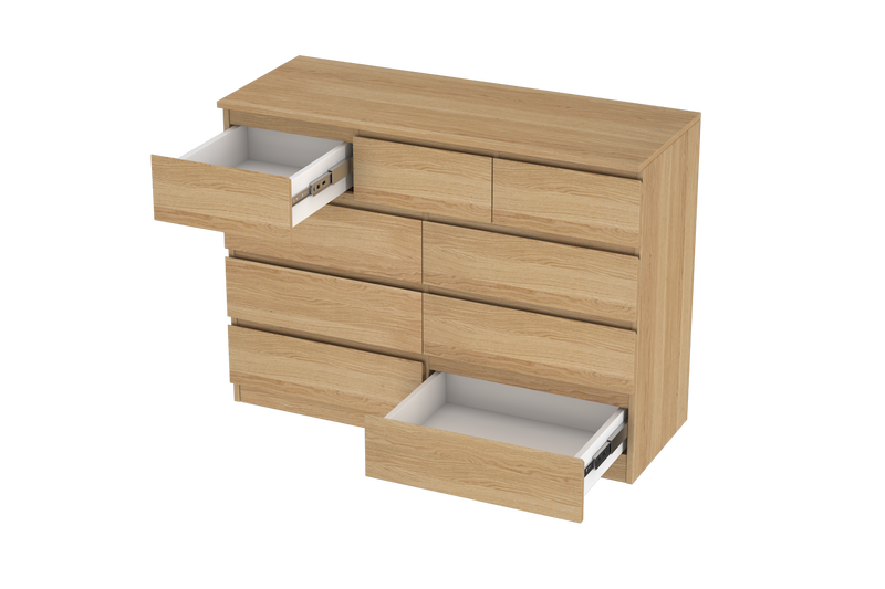 LittleBird Chest of Drawer S3 in Oak